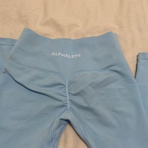 Alphalete amplify leggings size small arctic blue